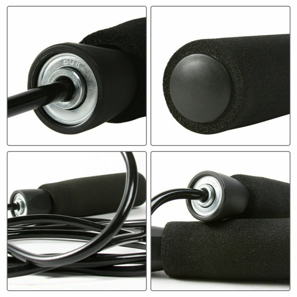Poignées ergonomiques mousse antidérapante corde à sauter DofitPro