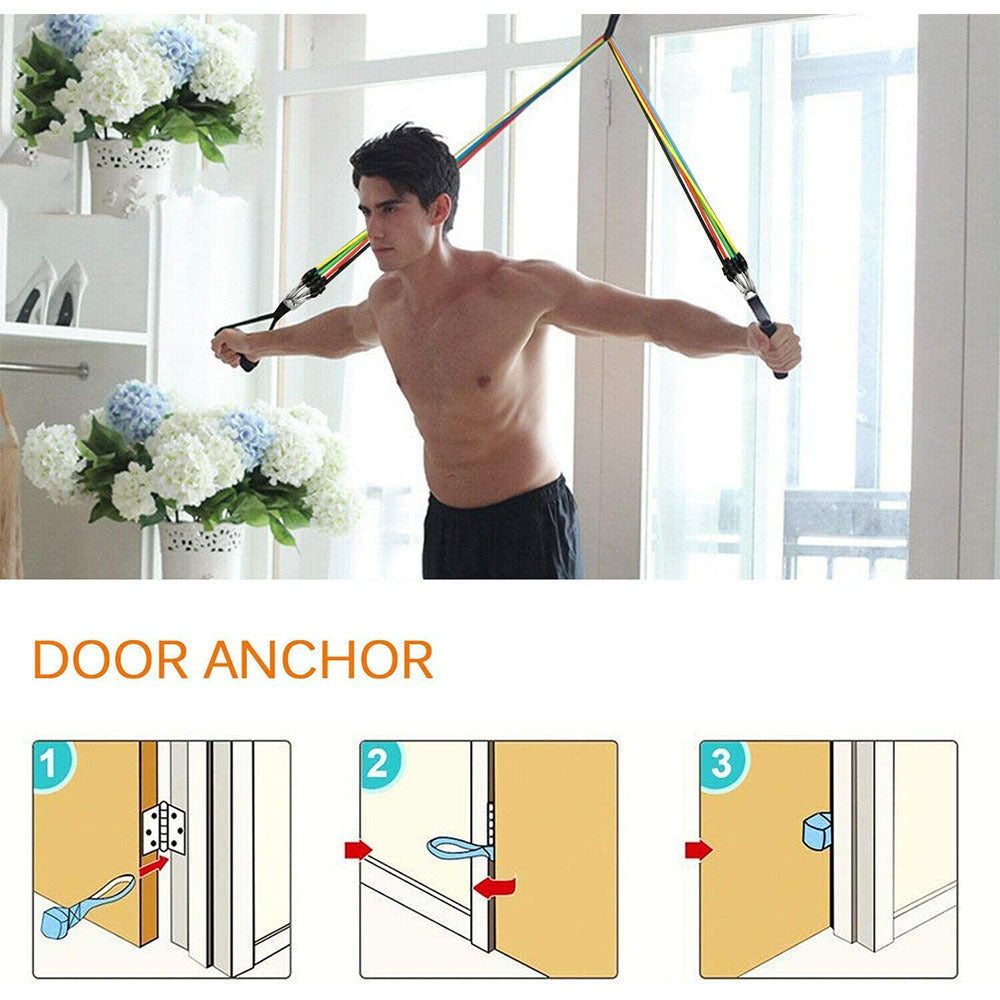 Sangles de cheville et ancrage de porte kit bandes résistance DofitPro
