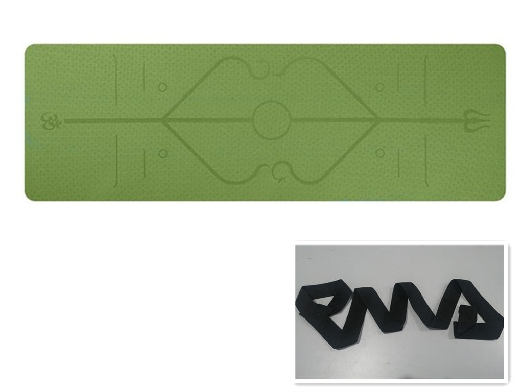 Tapis yoga DofitPro épaisseur 10mm – confort optimal stretching au sol